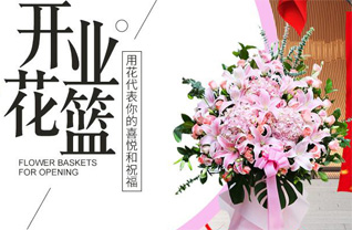 海南海口市龙华区新坡镇花篮配送